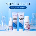 Skin Care Set Manufacturer - Collagen+Retinol Serum Cream Cleanser Toner Firming OEM