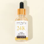 24K Gold Facial Essence Manufacturer - 30mL Vitamin E Retinol Anti-Wrinkle Firming Hyaluronic