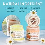 Facial Scrub Manufacturer - Cleansing Massaging Ice Cream Carrot Blueberry Vitamin C