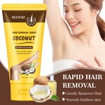 Hair Removal Cream Manufacturer - Coconut Oil Extract Arm Body Deep Cleaning & Private Label
