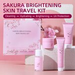 Skin Care Set Manufacturer - Cherry Blossom Hydrating 4-piece Anti-Wrinkle Firming Kit