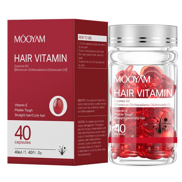 Hair Essential Oil Capsules Manufacturer - Disposable Moroccan Perm Bleach Repair Smoothness