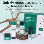 Skin Care Set Manufacturer - Tea Tree Salicylic Acid Anti-Pimple Cleanser Toner Essence
