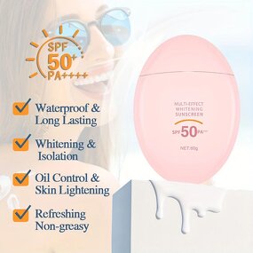 Sunscreen Gel Manufacturer - SPF50 PA++++ UVA/UVB Oil-Free Face Neck All Skin Types Protection