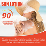 Sunscreen Cream Manufacturer - SPF50 12H UV Protection Oil-Free Light Moisturizing Facial Gel