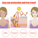 Sunscreen Cream Manufacturer - SPF50 12H UV Protection Oil-Free Light Moisturizing Facial Gel