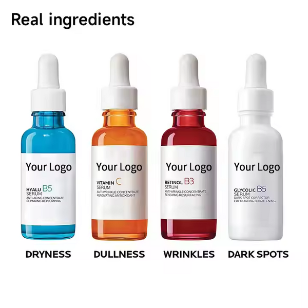 Facial Serum Manufacturer - Vitamin C Retinol AHA B3 B5 Lightening Spot & Private Label