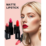 Lipstick Manufacturer - 24-Color Custom Logo Herbal Mineral Matte White Square Tube