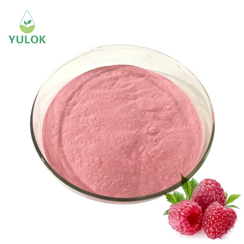 Raspberry Fruit Juice Powder Manufacturer - Factory Supply 100% Water Soluble Natural for Beverages