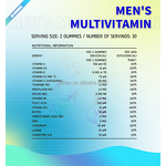 Multivitamin Supplements Manufacturer - Compound Vitamins Minerals for Men's Health