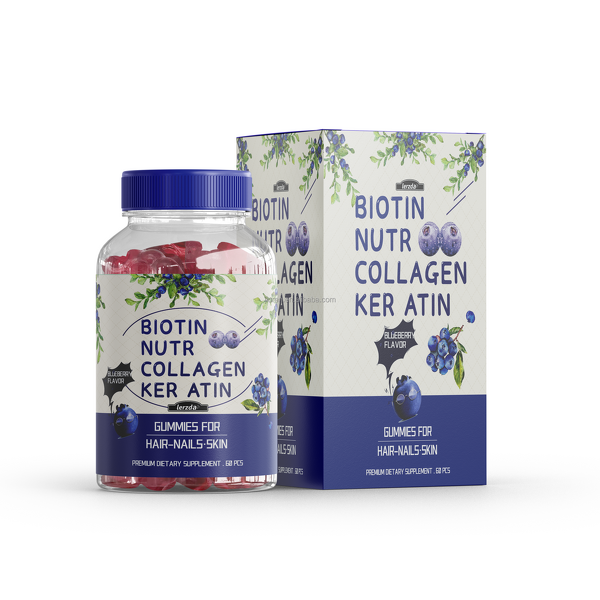 Collagen Gummies Manufacturer - Halal Hair Nail Growth with Vitamin C Zinc Wholesale