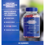 Creatine Gummies Manufacturer - Vegetarian Pre-Workout for Muscle Growth Support