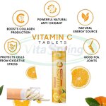 Vitamin C Effervescent Tablets Manufacturer - 1000mg with Zinc for Skin Whitening & VitaSpring OEM