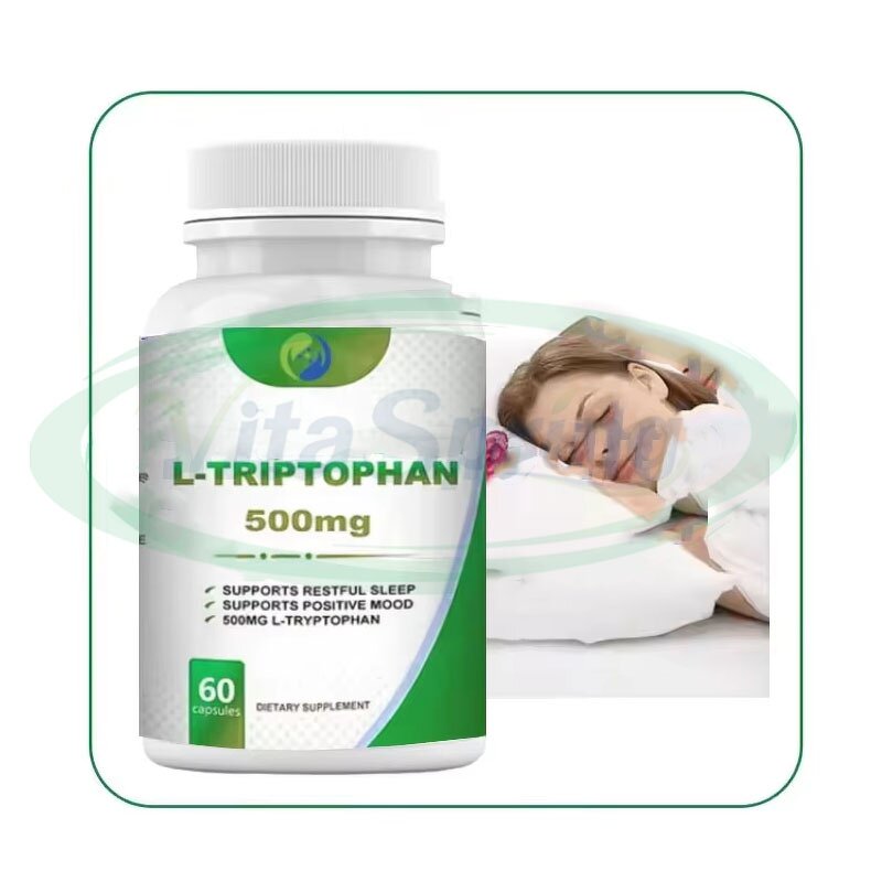 Melatonin Capsules Manufacturer - 5-HTP and L-Tryptophan Bulk Amino Acid Sleep Supplement & VitaSpring OEM