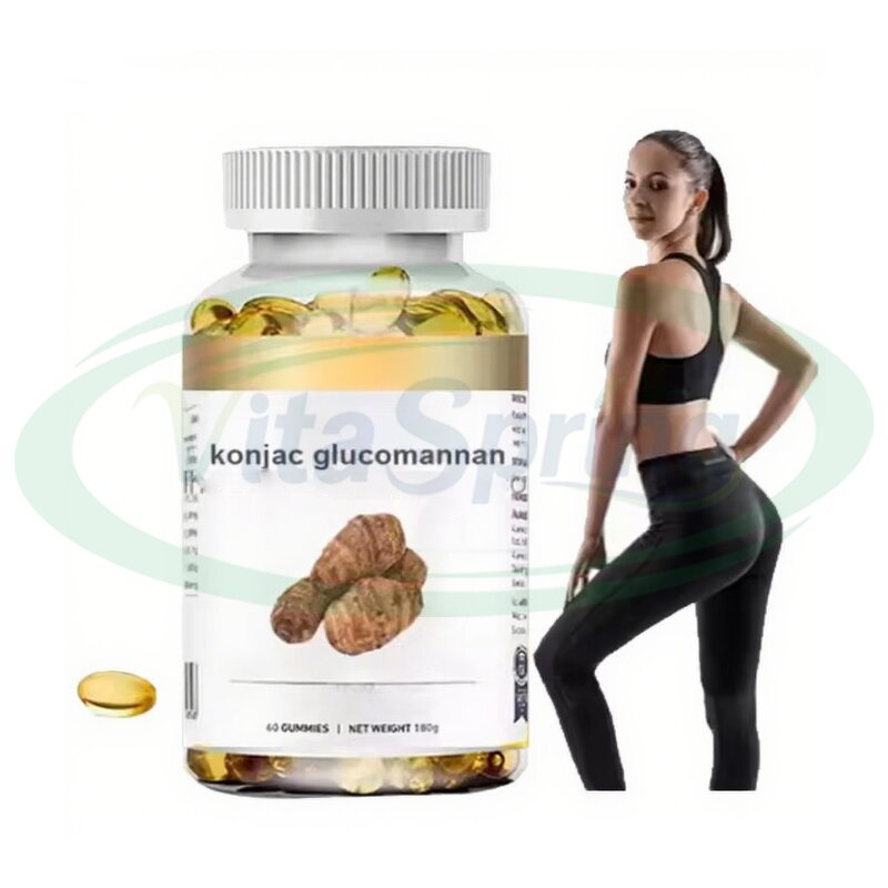 Konjac Glucomannan Softgel Manufacturer - Organic Halal Slimming Supplement Private Label & VitaSpring