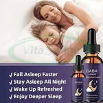 GABA Liquid Drops Manufacturer - with L-Theanine Melatonin Food Grade Sleep Supplement & VitaSpring OEM