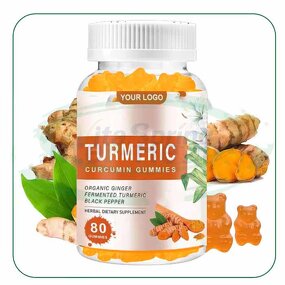 Turmeric Ginger Gummies Manufacturer - Vegan Curcumin Joint Support with Black Pepper & VitaSpring