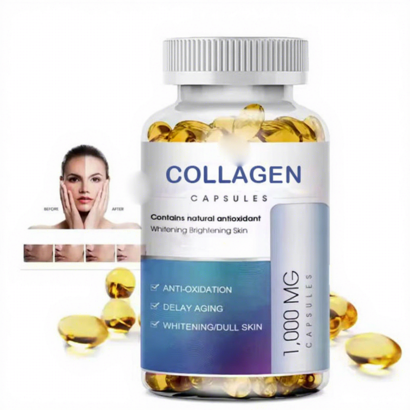 Collagen Softgel Capsules Manufacturer - Protein with Vitamin C for Skin Whitening & VitaSpring