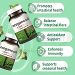 Oregano Oil Capsules Manufacturer - 300mg Wild Organic with Black Seed Oil & VitaSpring