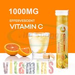 Vitamin C Effervescent Tablets Manufacturer - 1000mg with Zinc for Skin Whitening & VitaSpring OEM