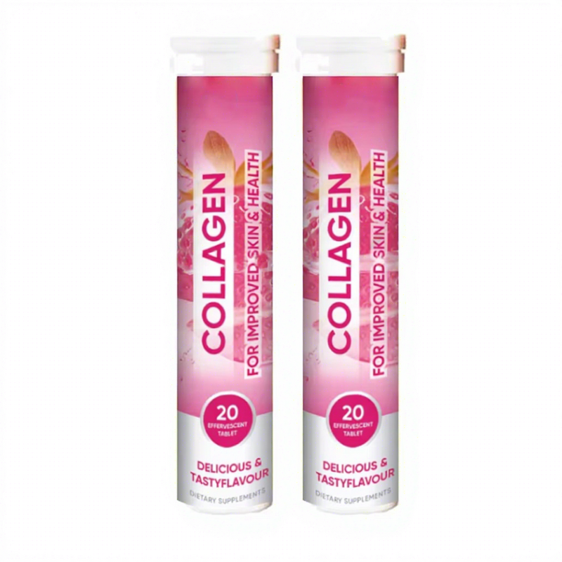 Collagen Effervescent Tablets Manufacturer - with Vitamin C Biotin for Skin Whitening & VitaSpring OEM