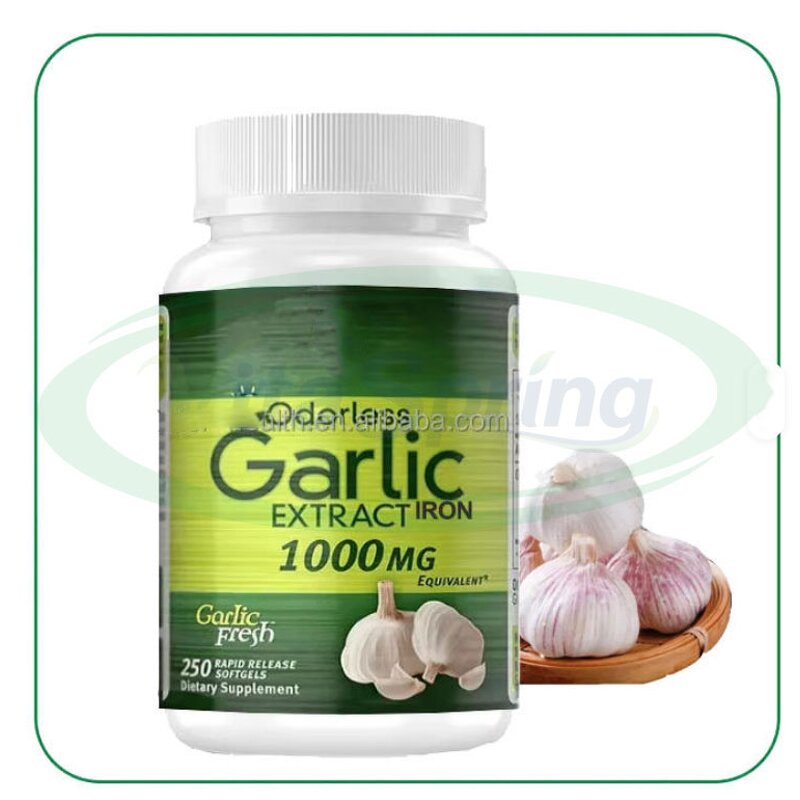 Garlic Oil Capsule Manufacturer - Organic Wholesale for Hair Care Growth & VitaSpring
