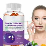 Lutein Ester Gummies Manufacturer - Eye Care Support with DHA Blueberry 1000g & VitaSpring