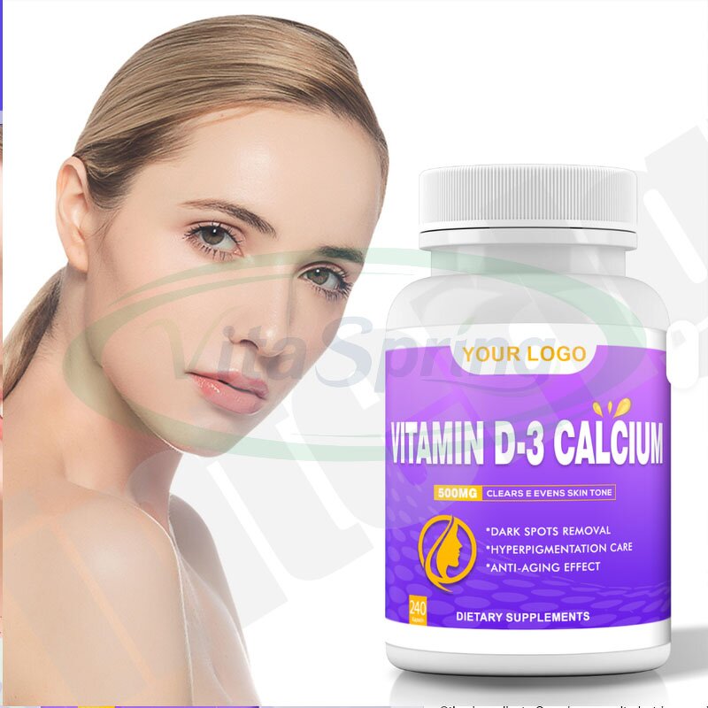 Vitamin D3 Capsules Manufacturer - Vegetarian 5000IU 10000IU with Calcium for Bone Support