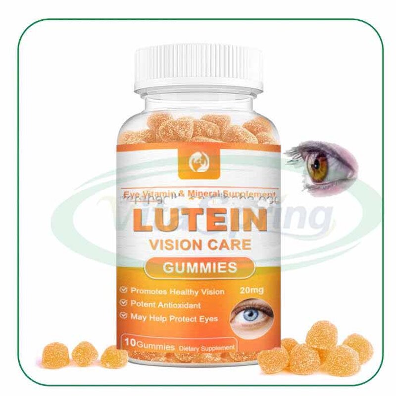 Lutein Gummies Manufacturer - Blueberry Lutein Ester Eye Vitamins with Zeaxanthin & VitaSpring OEM