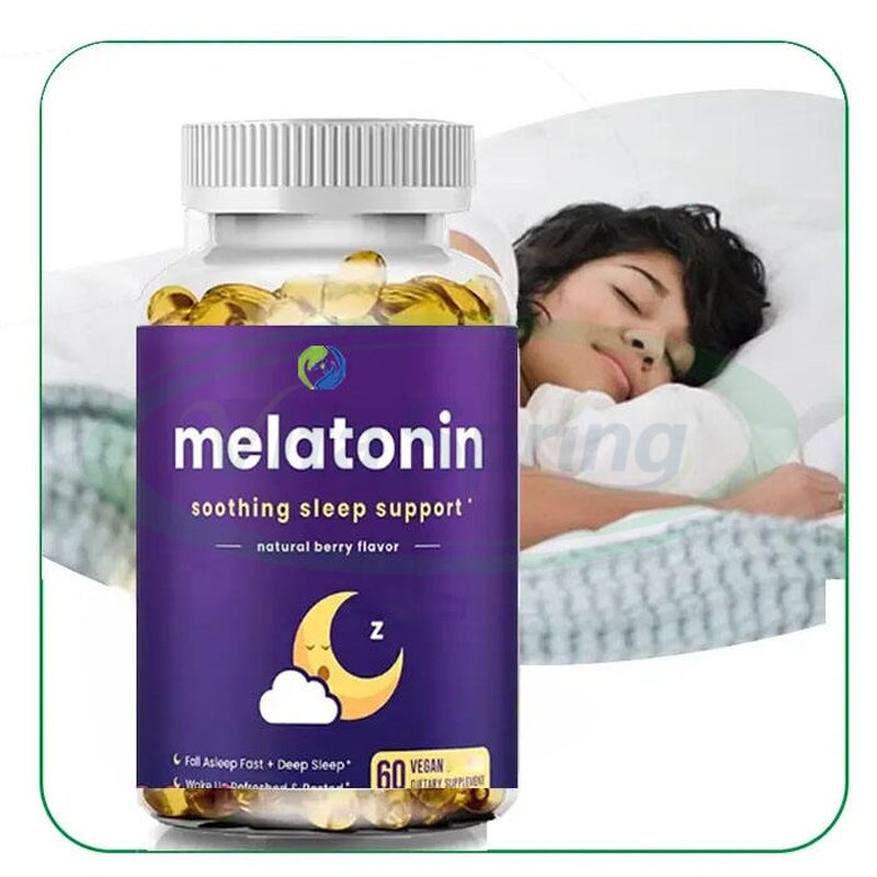 Melatonin Softgel Manufacturer - 500mg Sleeping Supplement with Vitamin B6 GABA & VitaSpring OEM