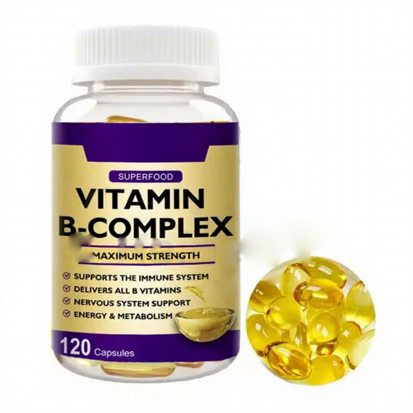 Vitamin B Complex Softgel Manufacturer - B1 B6 B12 for Energy Support & VitaSpring