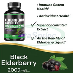 Elderberry Capsules Manufacturer - Black Extract with Vitamin C for Immune Health & VitaSpring OEM
