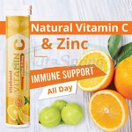 Vitamin C Effervescent Tablets Manufacturer - 1000mg with Zinc for Skin Whitening & VitaSpring OEM