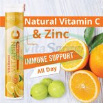 Vitamin C Effervescent Tablets Manufacturer - 1000mg with Zinc for Skin Whitening & VitaSpring OEM