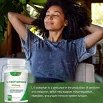 Tryptophan Capsules Manufacturer - 5-HTP Amino Acid L-Tryptophan Sleep Support & VitaSpring Healthcare