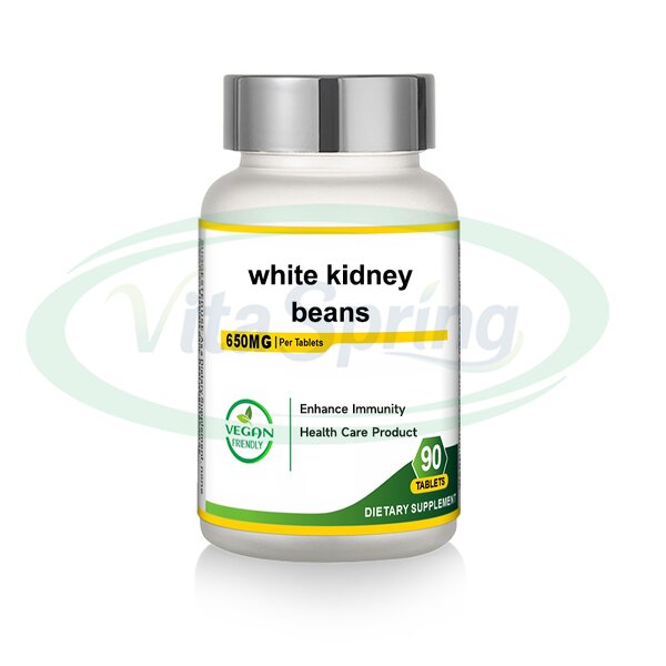 White Kidney Bean Tablets Manufacturer - Extract Slimming Dietary Fiber Bulk & VitaSpring OEM