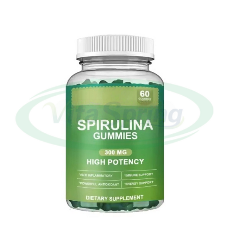 Spirulina Gummies Manufacturer - Immune Support Organic with Chlorella Private Label & VitaSpring OEM