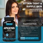 Apigenin Capsules Manufacturer - 400mg Chamomile Extract for Sleep Health Supplement & VitaSpring