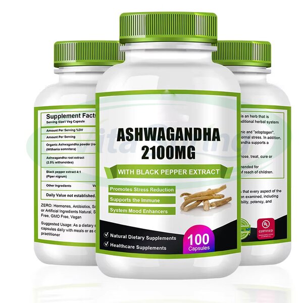 Ashwagandha Tablets Manufacturer - Ksm-66 Root Extract Private Label & VitaSpring