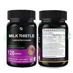 Milk Thistle Capsules Manufacturer - Organic 1000mg 250mg TUDCA Liver Detox Supplement & VitaSpring