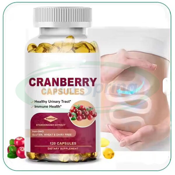 Cranberry Softgels Manufacturer - 50 Billion Prebiotic with Vitamin C for Women Immune Health & VitaSpring OEM