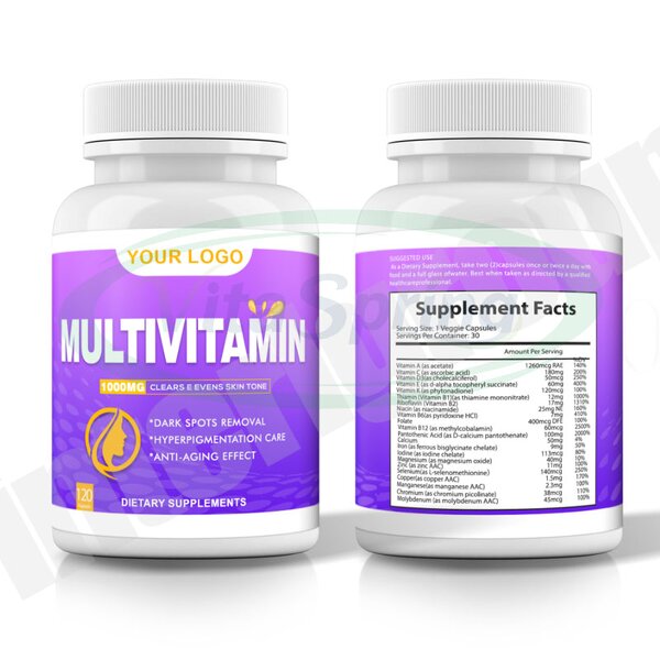 Multivitamin Capsules Manufacturer - Vegan Complex for Men and Women & VitaSpring OEM