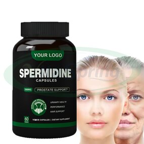 Spermidine Capsules Manufacturer - 1% Wheat Germ Extract Dietary Supplement Vegan & VitaSpring