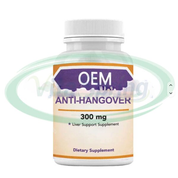 Hangover Capsules Manufacturer - Liver Detox with DHM Milk Thistle Anti Hangover Pills & VitaSpring OEM