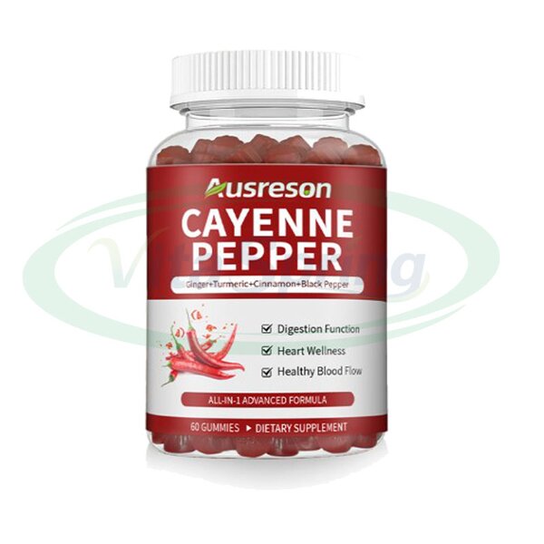 Cayenne Pepper Capsules Manufacturer - 3000mg Seed Extract Organic Halal Supplement & VitaSpring OEM