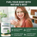 Moringa Tablets Manufacturer - 100% Organic Leaf Extract Slimming Herbal Supplement Private Labels
