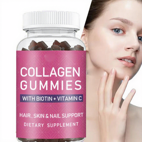 Collagen Gummies Manufacturer - Vegan Halal with Vitamin C and Biotin for Hair Skin & VitaSpring