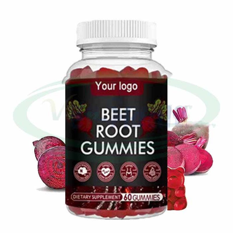 Beetroot Gummies Manufacturer - 4 in 1 Superfood with Grape Seed Ashwagandha Vitamin B12 & VitaSpring OEM