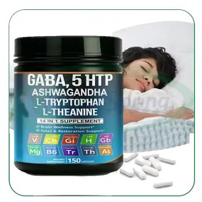 Sleeping Pills Manufacturer - Natural with L-Tryptophan Ashwagandha Melatonin GABA 5-HTP & VitaSpring Dietary