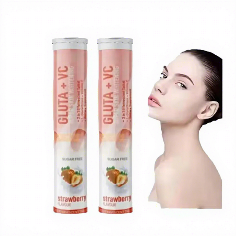 L-Glutathione Effervescent Tablets Manufacturer - 1000mg with Vitamin C for Skin Whitening Halal & VitaSpring